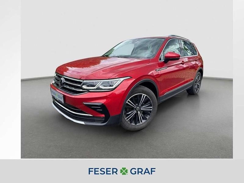 Kings red metallic Gebraucht 2022 VW Tiguan Elegance SUV | 27.480 € (Guter Preis) - Bild 1/1