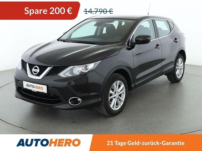 Schwarz Gebraucht 2017 Nissan Qashqai Acenta SUV | 13.960 € (Fairer Preis) - Bild 1/3