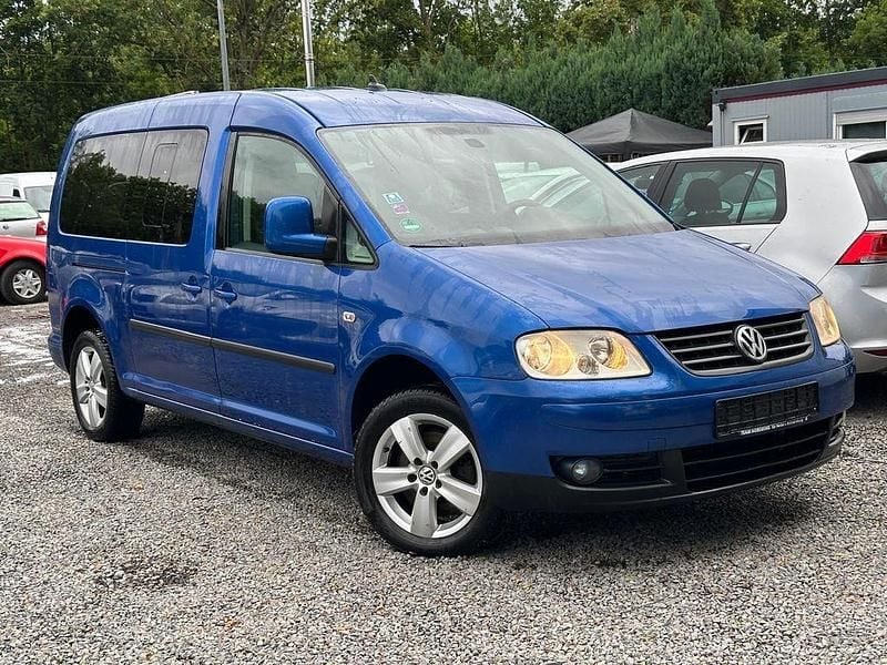 Blau Gebraucht 2009 VW Caddy Maxi Life Life Van / Kleinbus | 6.990 € (Guter Preis) - Bild 1/4