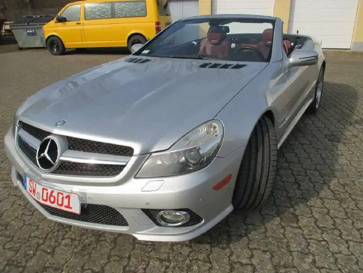 Gebraucht Mercedes SL500 387 PS (284 kW) 2009 Silber Cabrio