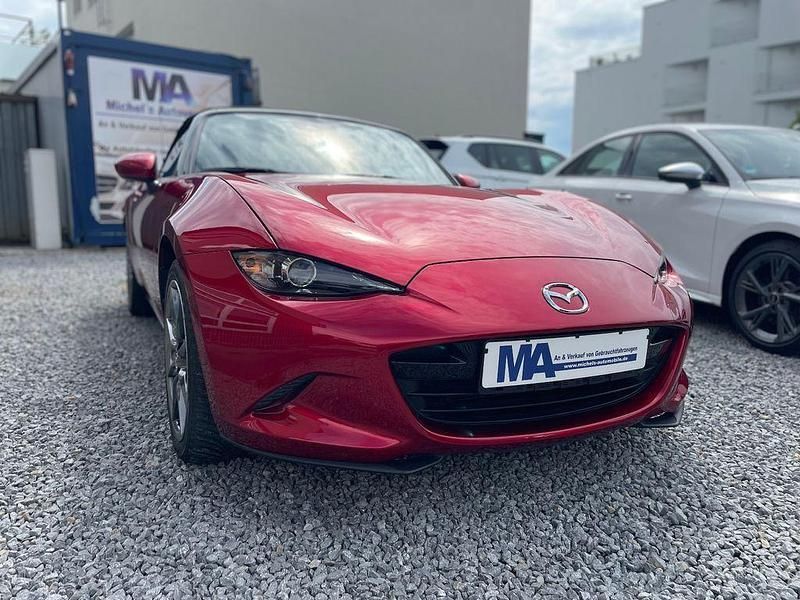 Rot Gebraucht 2019 Mazda MX5 Sports-Line Cabrio | 26.500 € (Fairer Preis) - Bild 1/4
