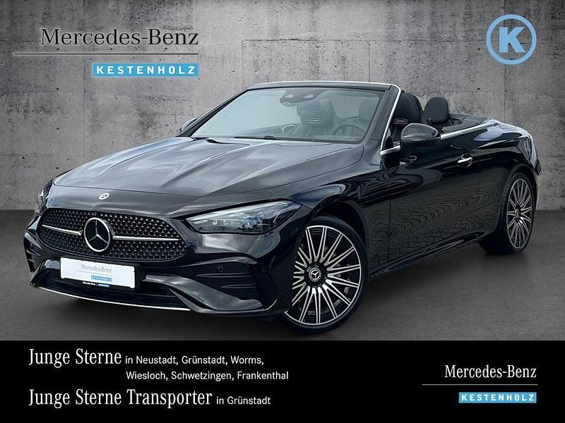 Obsidianschwarz Gebraucht 2024 Mercedes CLE300 AMG Cabrio | 74.390 € (Teuer) - Bild 1/4