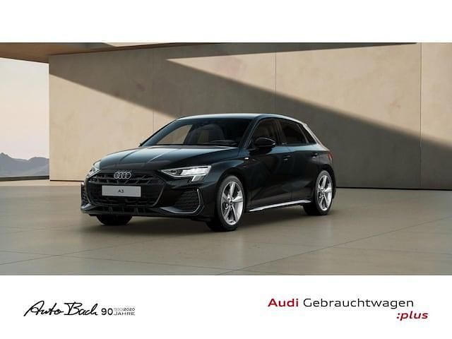 Mythosschwarz metallic Gebraucht 2025 Audi A3 S-Line | 34.810 € (Guter Preis) - Bild 1/4