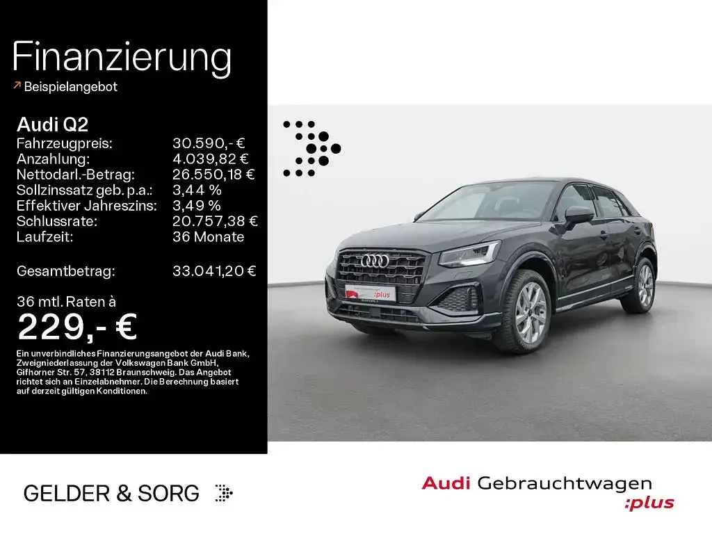 Second-hand Audi Q2 Advanced 150 CP (110 kW) 2025 Gri SUV