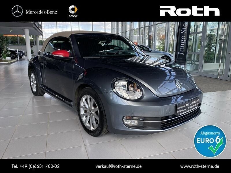 Grau Gebraucht 2015 VW Beetle CLUB Cabrio | 13.999 € (Superpreis) - Bild 1/4