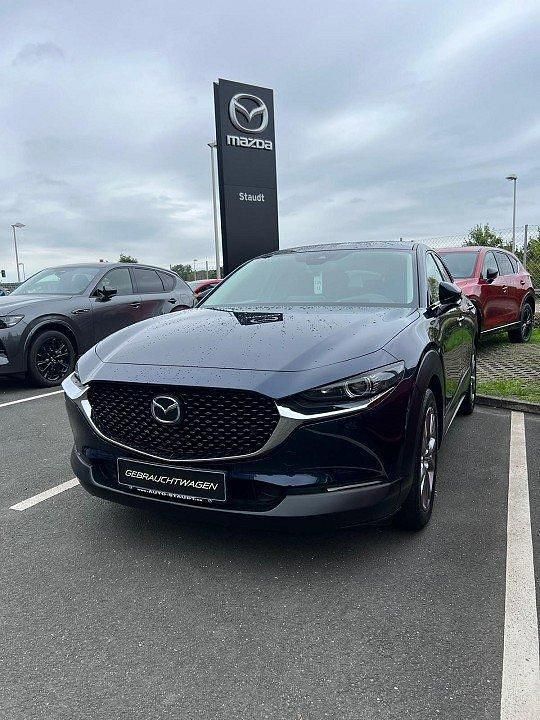 Deep crystal blue Gebraucht 2021 Mazda CX-30 SUV | 23.780 € (Fairer Preis) - Bild 1/4