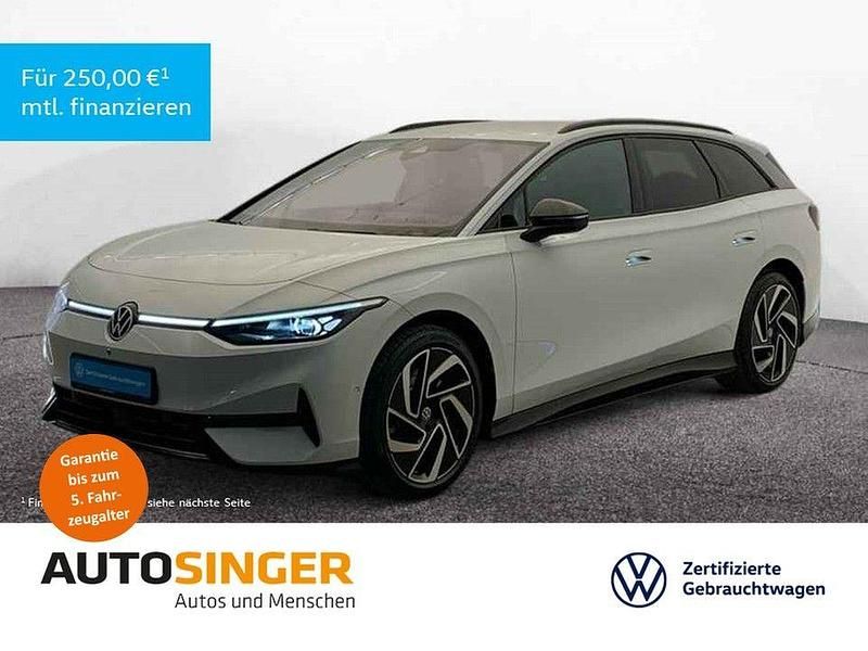 Gletscherweiß metallic Gebraucht 2024 VW ID.7 Pro Limousine | 47.420 € (Fairer Preis) - Bild 1/3