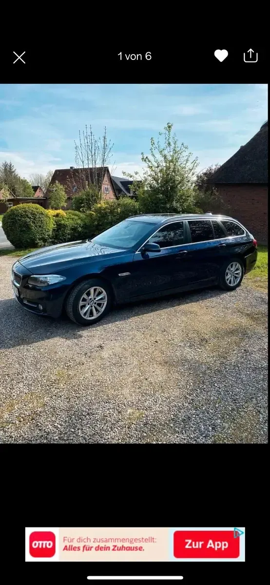 Gebraucht BMW 530 258 PS (189 kW) 2014 Blau Kombi