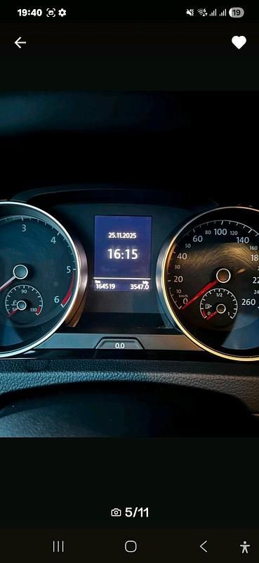 Gebraucht VW Golf VII 116 PS (85 kW) 2017 Schwarz Kombi