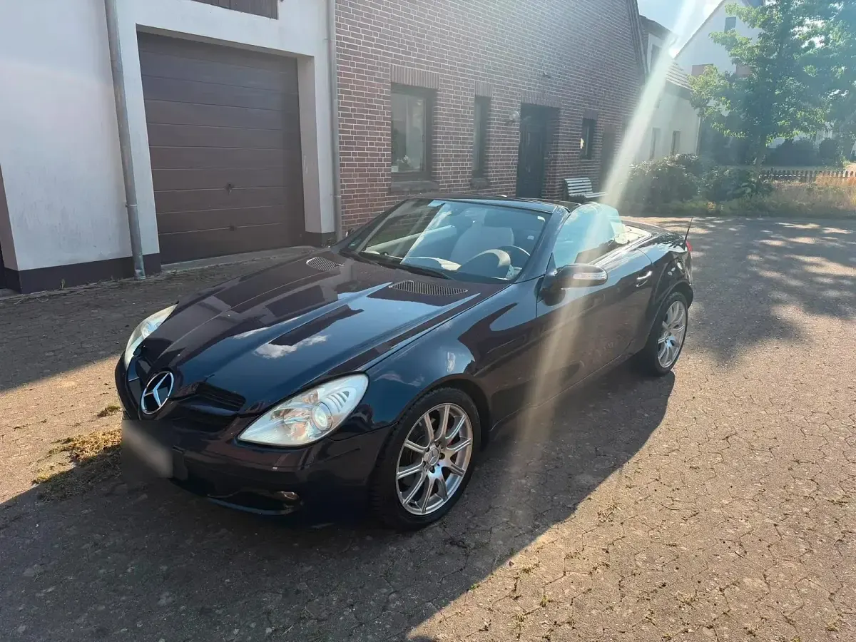 Gebraucht Mercedes SLK280 231 PS (169 kW) 2005 Blau Cabrio