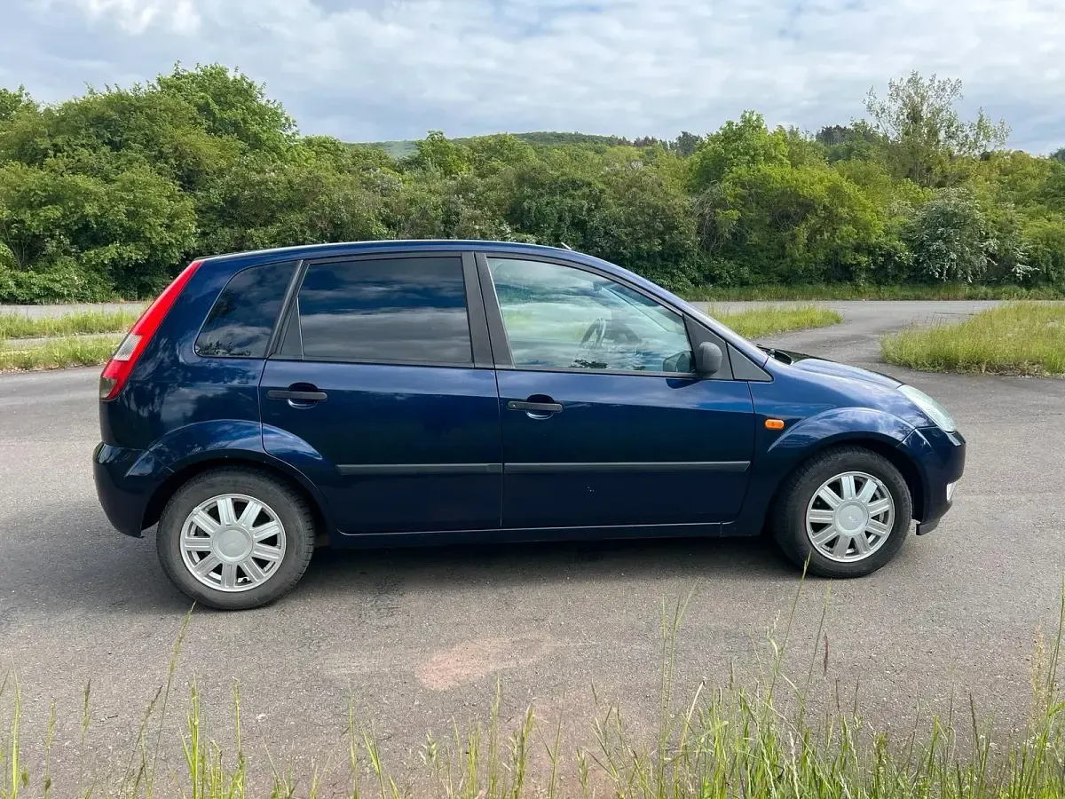Gebraucht Ford Fiesta Trend 101 PS (74 kW) 2002 Blau Kleinwagen