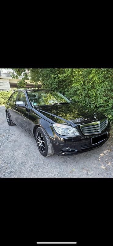 Schwarz Gebraucht 2007 Mercedes C230 Limousine | 4.999 € (Superpreis) - Bild 1/4