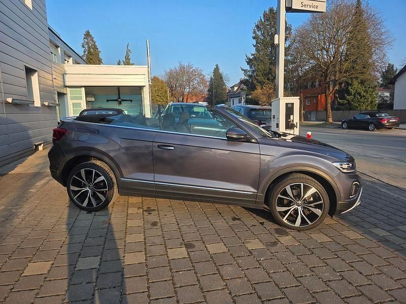 Gebraucht VW T-Roc Cabriolet Style 110 PS (80 kW) 2022 Grau Cabrio