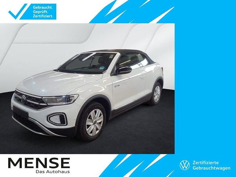 Weiß Gebraucht 2025 VW T-Roc Cabriolet Goal Cabrio | 29.985 € (Superpreis) - Bild 1/4