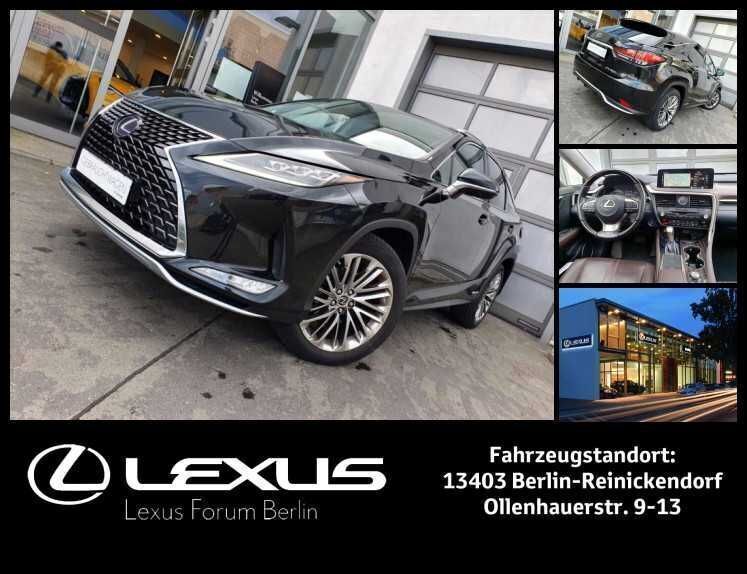 Graphitschwarz Gebraucht 2021 Lexus RX450h Luxury Line SUV | 45.980 € (Guter Preis) - Bild 1/4