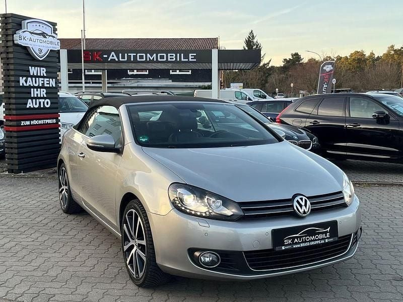 Silber Gebraucht 2011 VW Golf Cabriolet Cabrio | 9.390 € (Guter Preis) - Bild 1/4