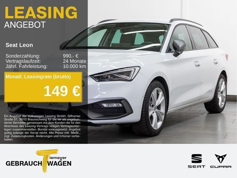 Weiß Gebraucht 2024 Seat Leon FR Kombi | 27.840 € (Fairer Preis) - Bild 1/4