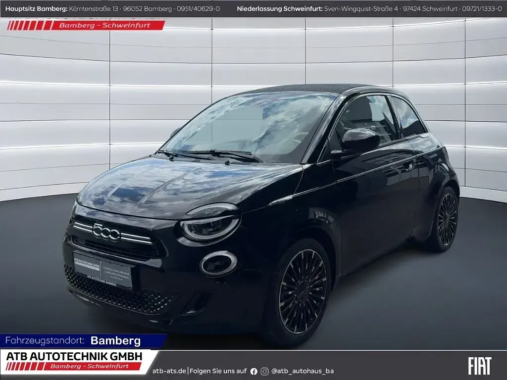 Neu Fiat 500 La Prima 65 PS (47 kW) 2026 Schwarz Cabrio