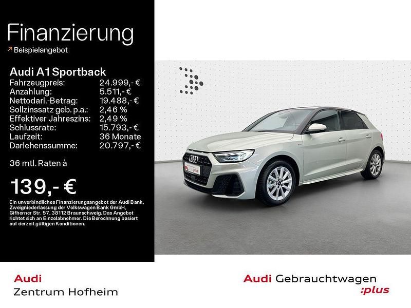 Tausilber metallic Gebraucht 2024 Audi A1 Sportback S-Line Kleinwagen | 24.999 € (Fairer Preis) - Bild 1/4