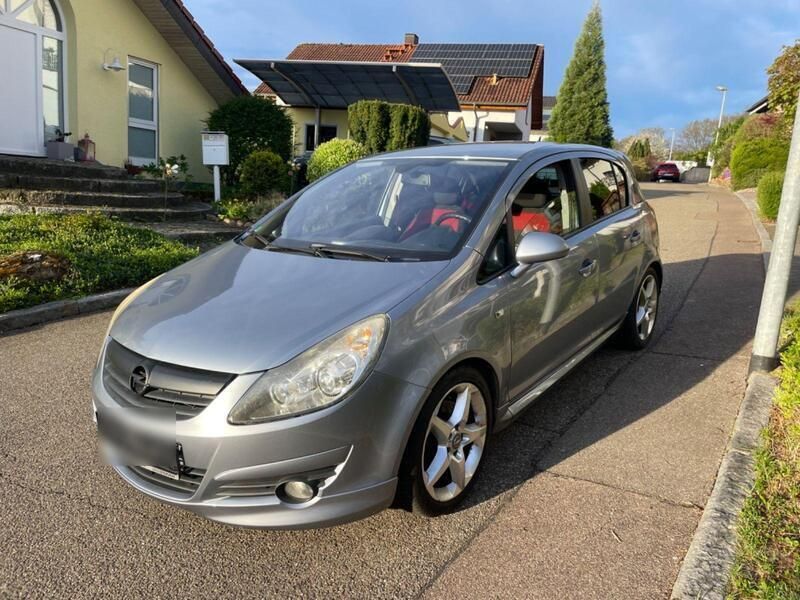 Grau Gebraucht 2008 Opel Corsa Limousine | 3.600 € (Guter Preis) - Bild 1/4