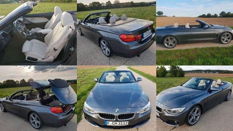 Grau Gebraucht 2014 BMW 420 Sport Line Cabrio | 19.900 € (Fairer Preis) - Bild 1/4