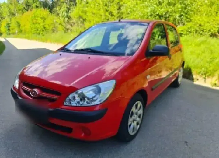 Gebraucht Hyundai Getz 2008 Rot Kleinwagen