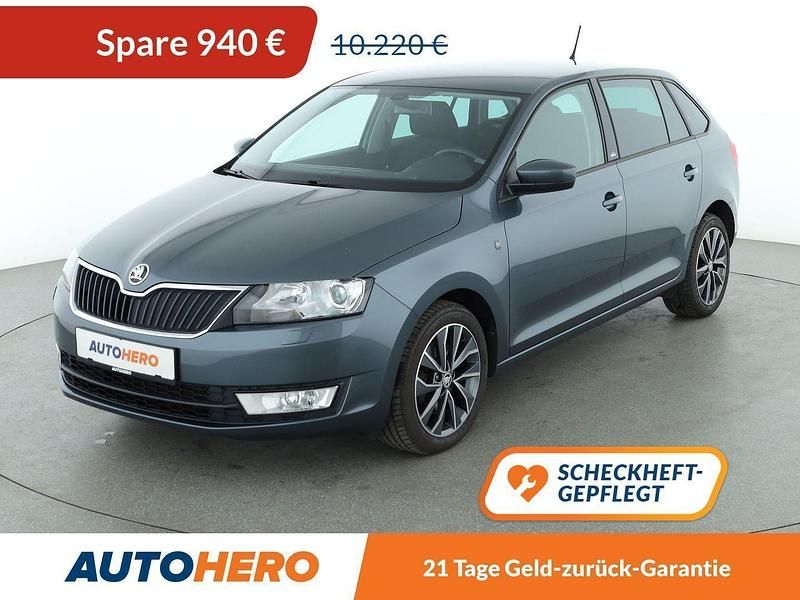 Grau Gebraucht 2015 Skoda Rapid Limousine | 9.280 € (Fairer Preis) - Bild 1/3