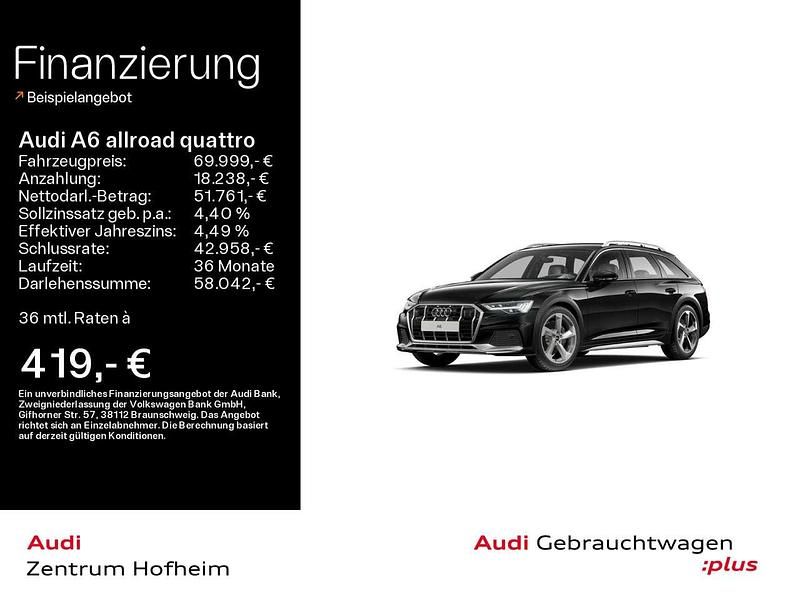 Schwarz Gebraucht 2024 Audi A6 Allroad Sport Kombi | 69.999 € (Teuer) - Bild 1/3