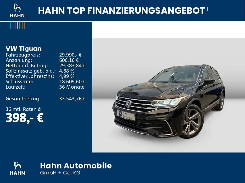 Gebraucht VW Tiguan R-line 150 PS (110 kW) 2024 Deep black perleffekt SUV