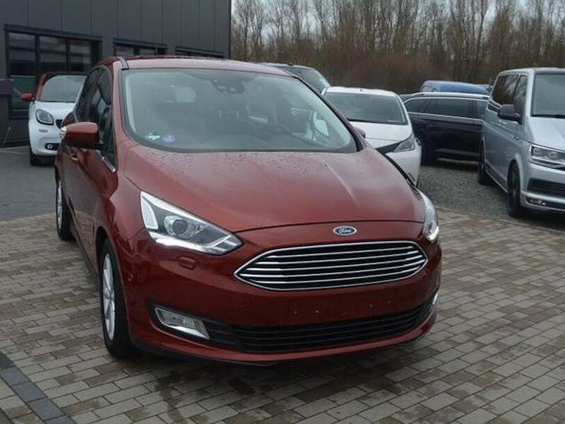 Gebraucht Ford C-MAX Titanium 125 PS (91 kW) 2017 Rot Van / Kleinbus