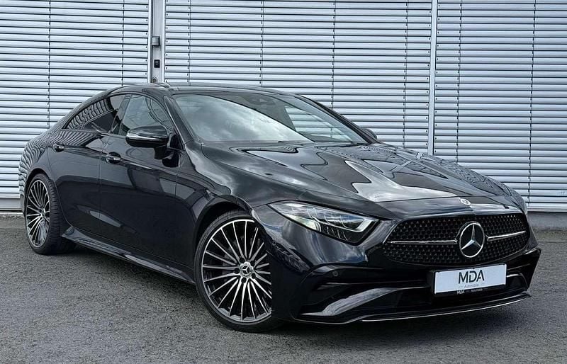 Schwarz Gebraucht 2023 Mercedes CLS220 AMG line Coupé | 53.850 € (Teuer) - Bild 1/4