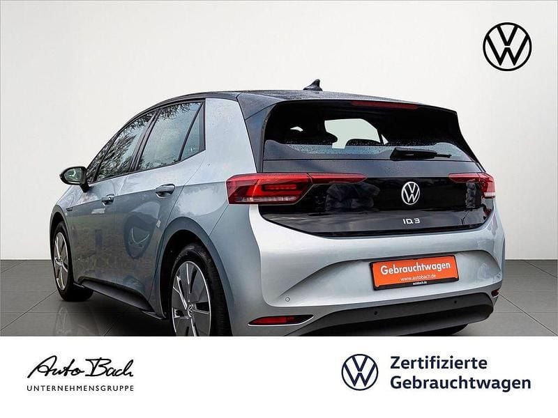Gebraucht VW ID.3 Pure 110 kW (150 PS) 2022 Scale silver metallic/schwarz Kleinwagen