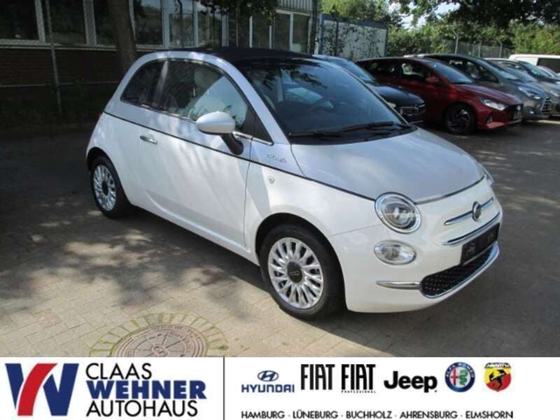 Weiß Gebraucht 2021 Fiat 500C Dolcevita Cabrio | 12.800 € (Guter Preis) - Bild 1/4