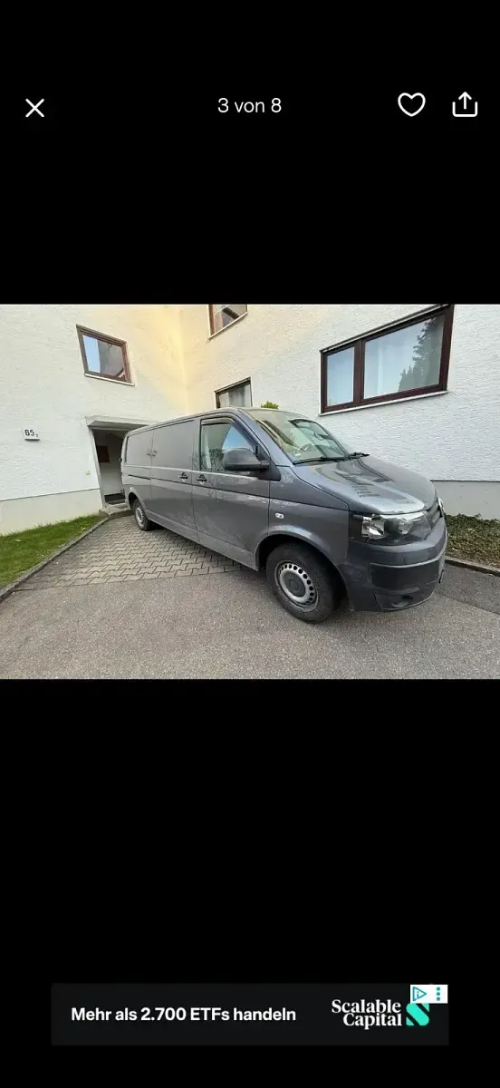 Gebraucht VW T5 140 PS (102 kW) 2014 Grau Van