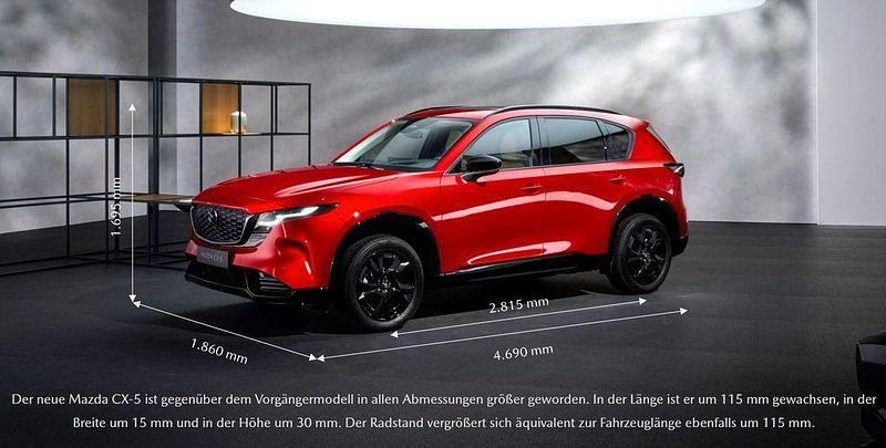 Neu Mazda CX-5 Prime-Line 141 PS (103 kW) 2026 Weiß SUV