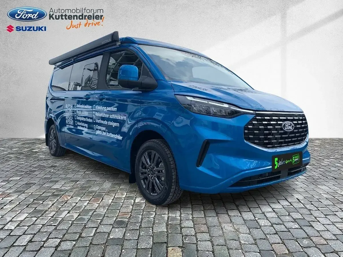 Gebraucht Ford Transit Custom Nugget 170 PS (125 kW) 2026 Digital aqua blue Limousine
