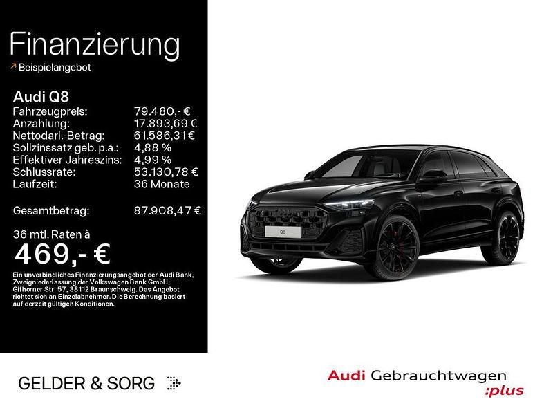 Gebraucht Audi Q8 Ambiente 286 PS (210 kW) 2024 Mythosschwarz metallic SUV