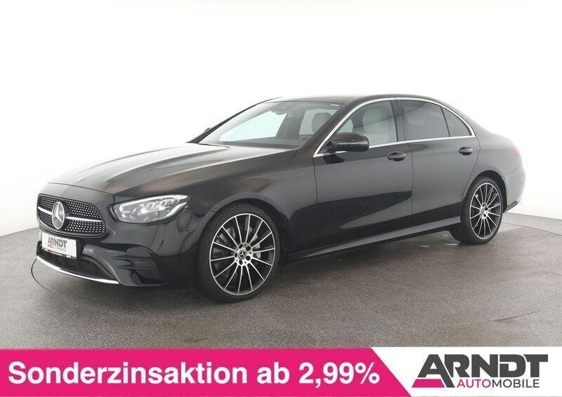 Schwarz Gebraucht 2023 Mercedes E400 AMG Limousine | 57.684 € (Fairer Preis) - Bild 1/4
