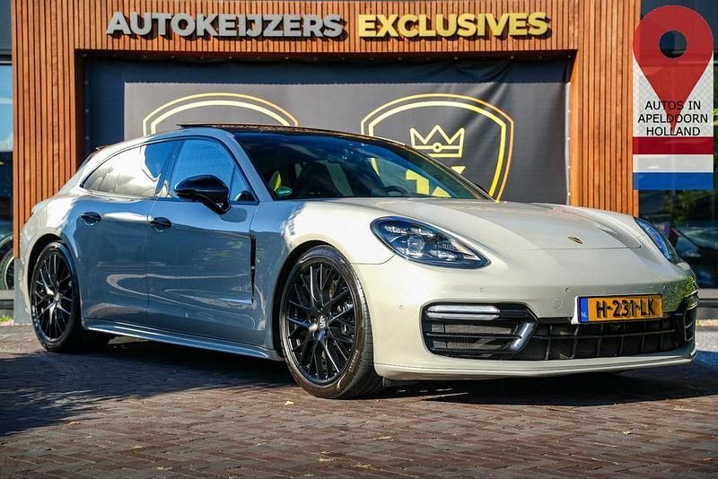 Grau Gebraucht 2018 Porsche Panamera S E-Hybrid Sport Turismo Limousine | 59.032 € - Bild 1/4