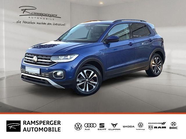 Blau (reef blue metallic) Gebraucht 2020 VW T-Cross United SUV | 19.490 € (Etwas zu teuer) - Bild 1/4