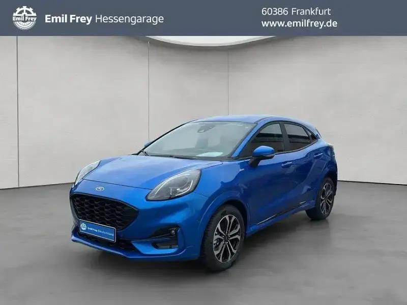 Desert island blue metallic Neu 2024 Ford Puma ST-Line SUV | 25.550 € (Guter Preis) - Bild 1/4
