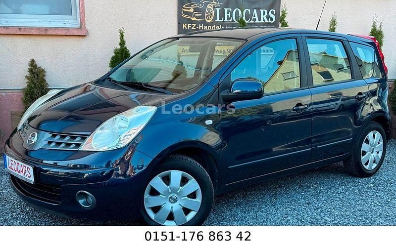Gebraucht Nissan Note Acenta 88 PS (64 kW) 2008 Blau Kleinwagen