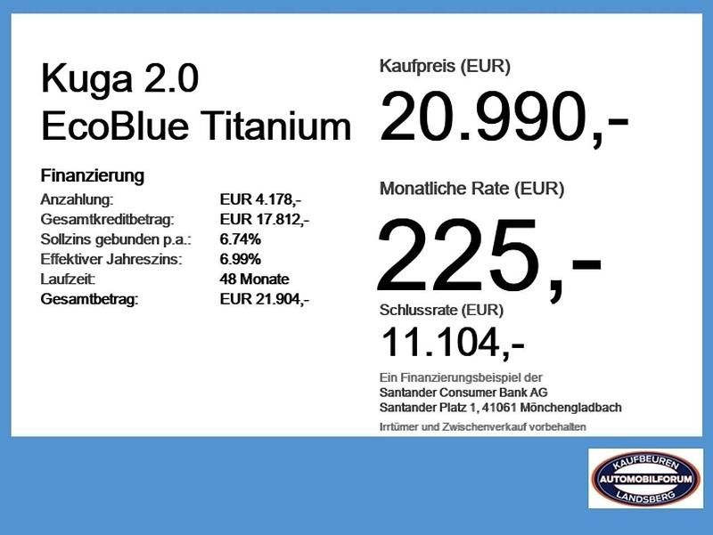 Usado Ford Kuga Titanium 190 HP (139 kW) 2022 Cinzento SUV