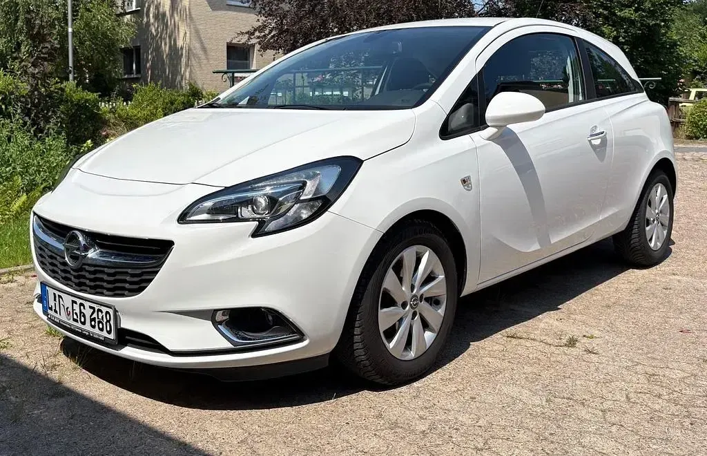 Gebraucht Opel Corsa Edition 90 PS (66 kW) 2015 Weiß Kleinwagen