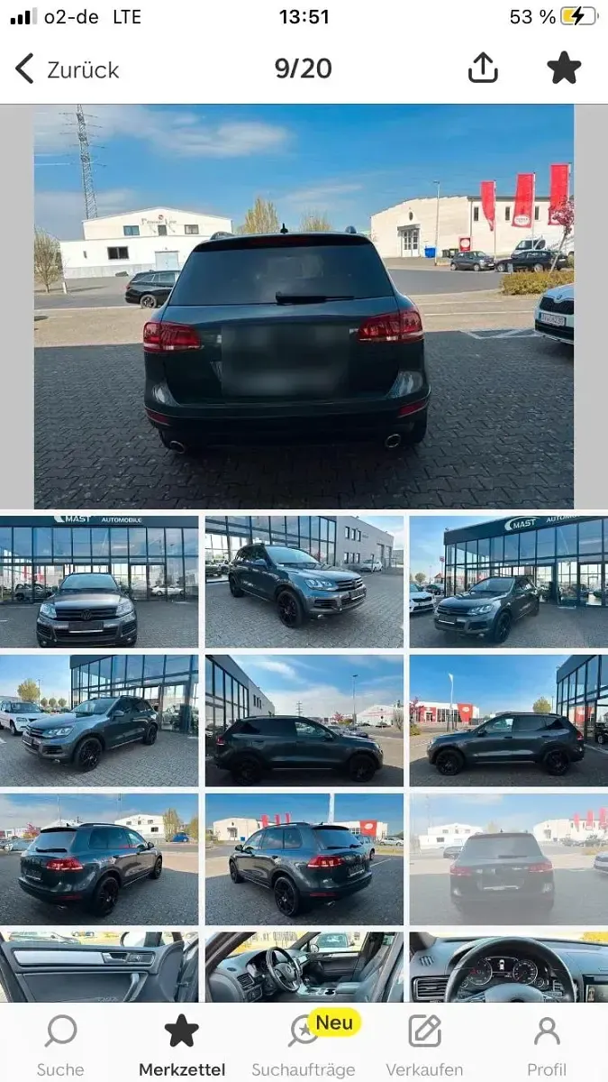 Gebraucht VW Touareg 245 PS (180 kW) 2013 Grau SUV