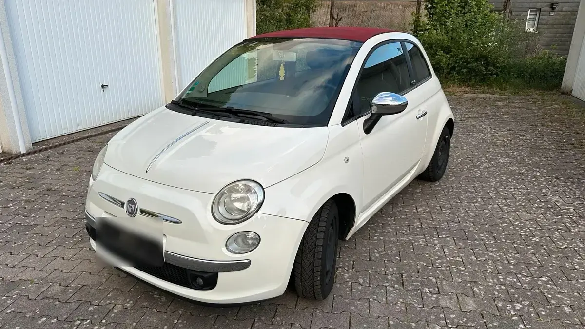 Gebraucht Fiat 500C Pop 69 PS (50 kW) 2012 Weiß Cabrio