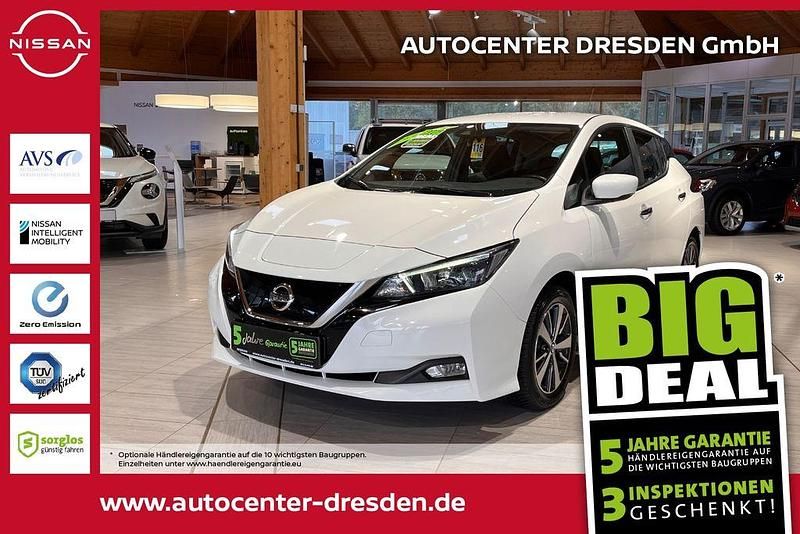 Weiß Gebraucht 2019 Nissan Leaf Acenta Kleinwagen | 11.590 € (Fairer Preis) - Bild 1/4
