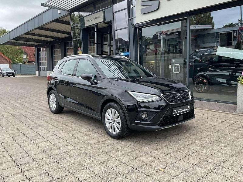 Midnight schwarz Gebraucht 2021 Seat Arona XCELLENCE SUV | 16.990 € (Fairer Preis) - Bild 1/4