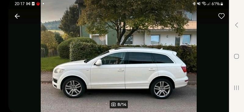 Weiß Gebraucht 2008 Audi Q7 S-Line SUV | 11.500 € (Fairer Preis) - Bild 1/4
