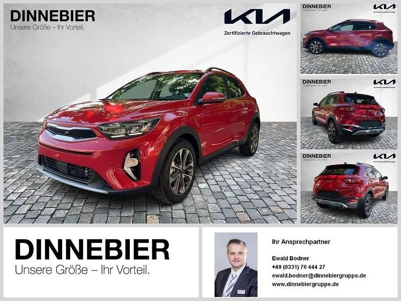 Signalrot metallic Neu 2025 Kia Stonic Platinum SUV | 25.680 € (Fairer Preis) - Bild 1/4